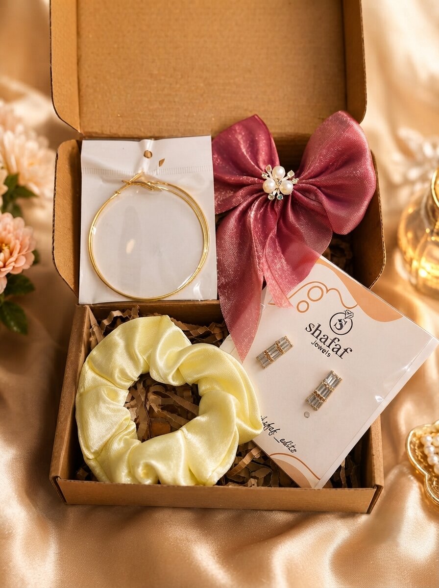 Shafaf Accessory Gift Combo for Women & Girls I Perfect for Birthdays, Anniversaries, or Surprise Gifting