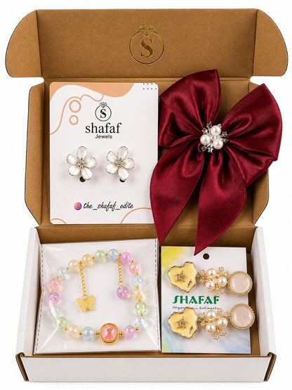 Shafaf Jewelry Gift Set for Women I Perfect Present for Birthdays, Anniversaries, or Surprise Gifting