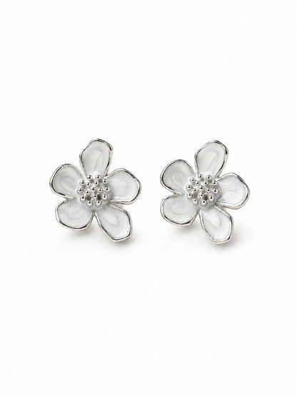 Shafaf Flower Stud Earrings for Women