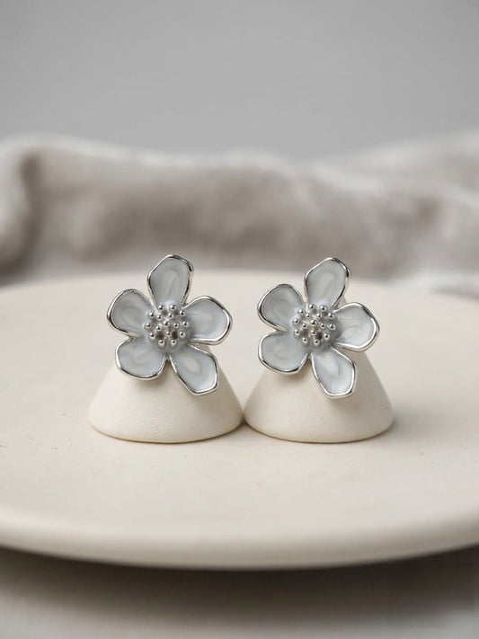Shafaf Flower Stud Earrings for Women