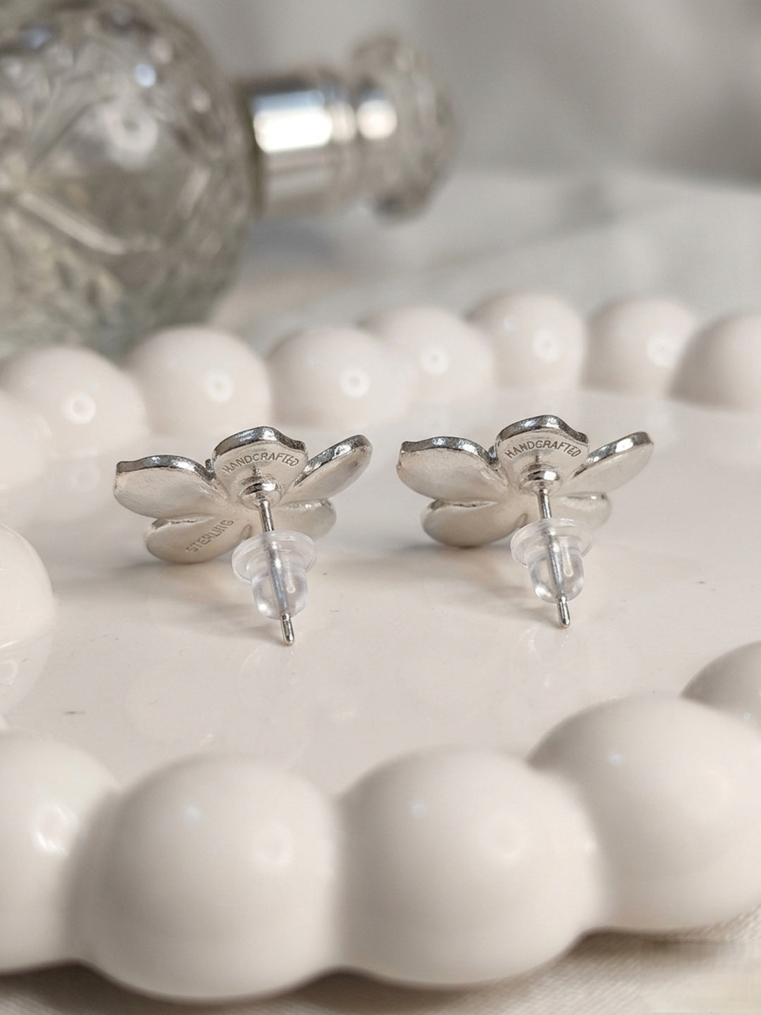 Shafaf Flower Stud Earrings for Women