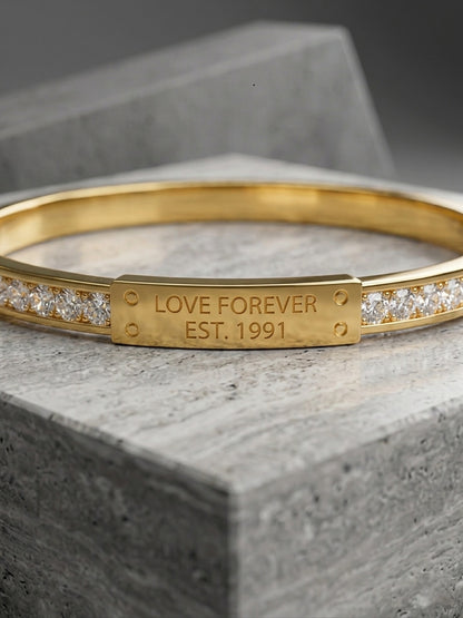 Shafaf Luxury Anti-Tarnish Bracelets for gifting (Love Forever)