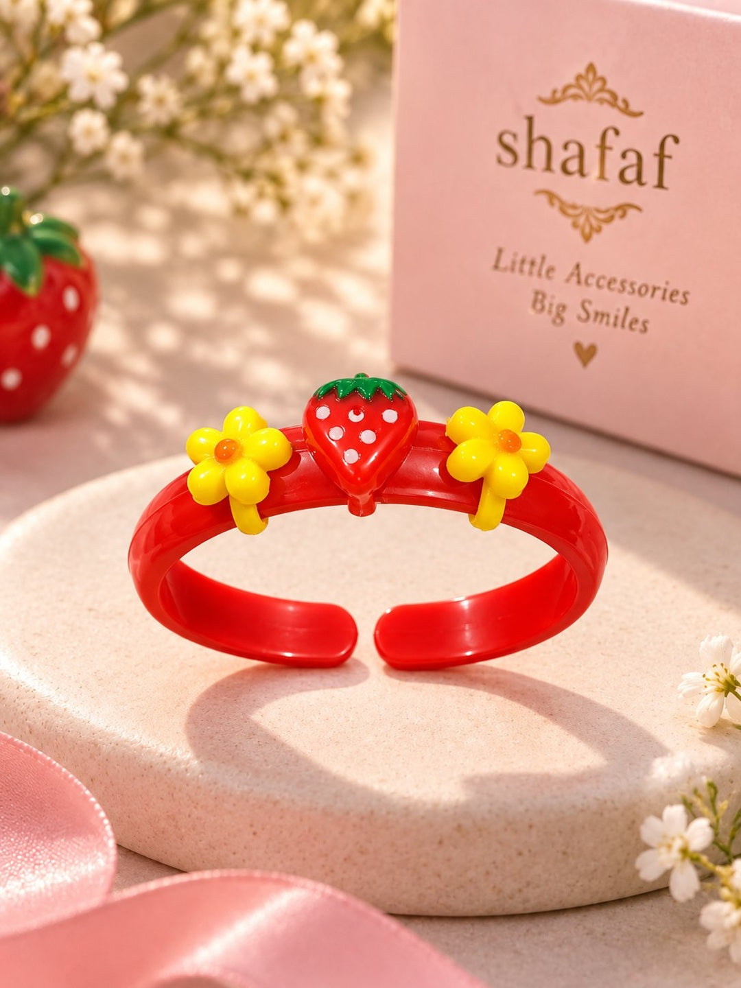 Girls accessories gift set with bracelet, cute key ring, star hair bands and bangle