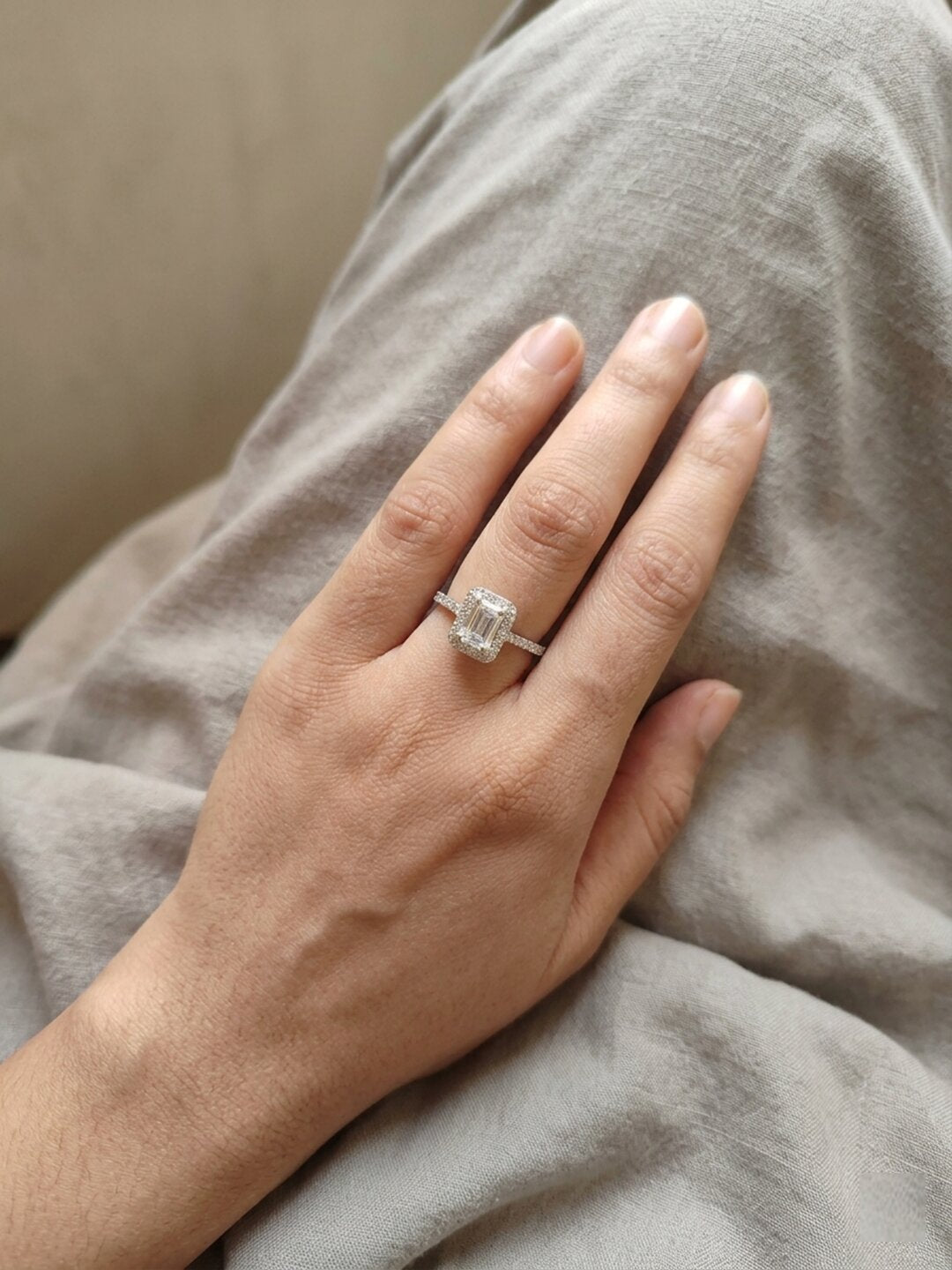 Shafaf American Diamond Studded Adjustable Ring for Women & Girls I Elegant Silver Ring, Perfect Gifting for Wedding, Valentines, Anniversary & Ceremonies, Sparkling Free Size Fashion Jewelry