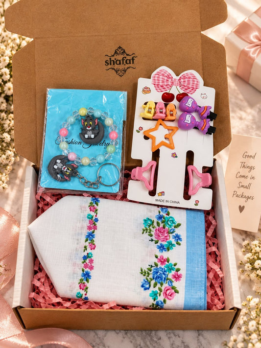 Charming cartoon character jewelry and hair accessories gift combo set for girls