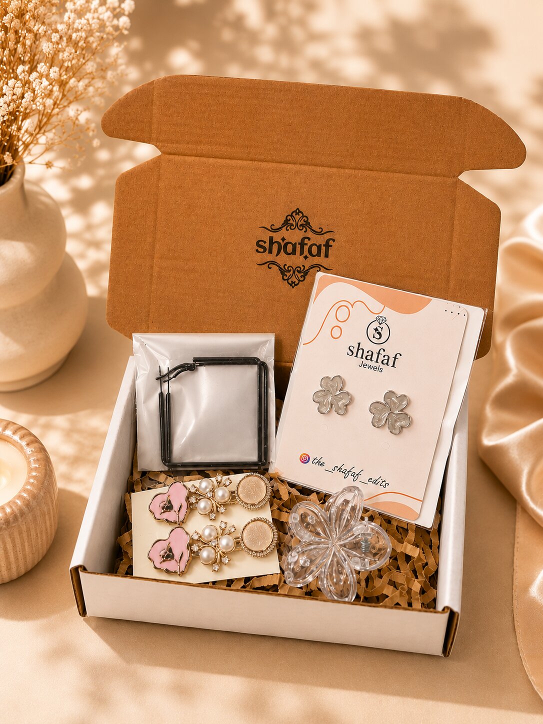 Shafaf Accessory Gift Combo for Women & Girls I Perfect for Birthdays, Anniversaries, or Surprise Gifting