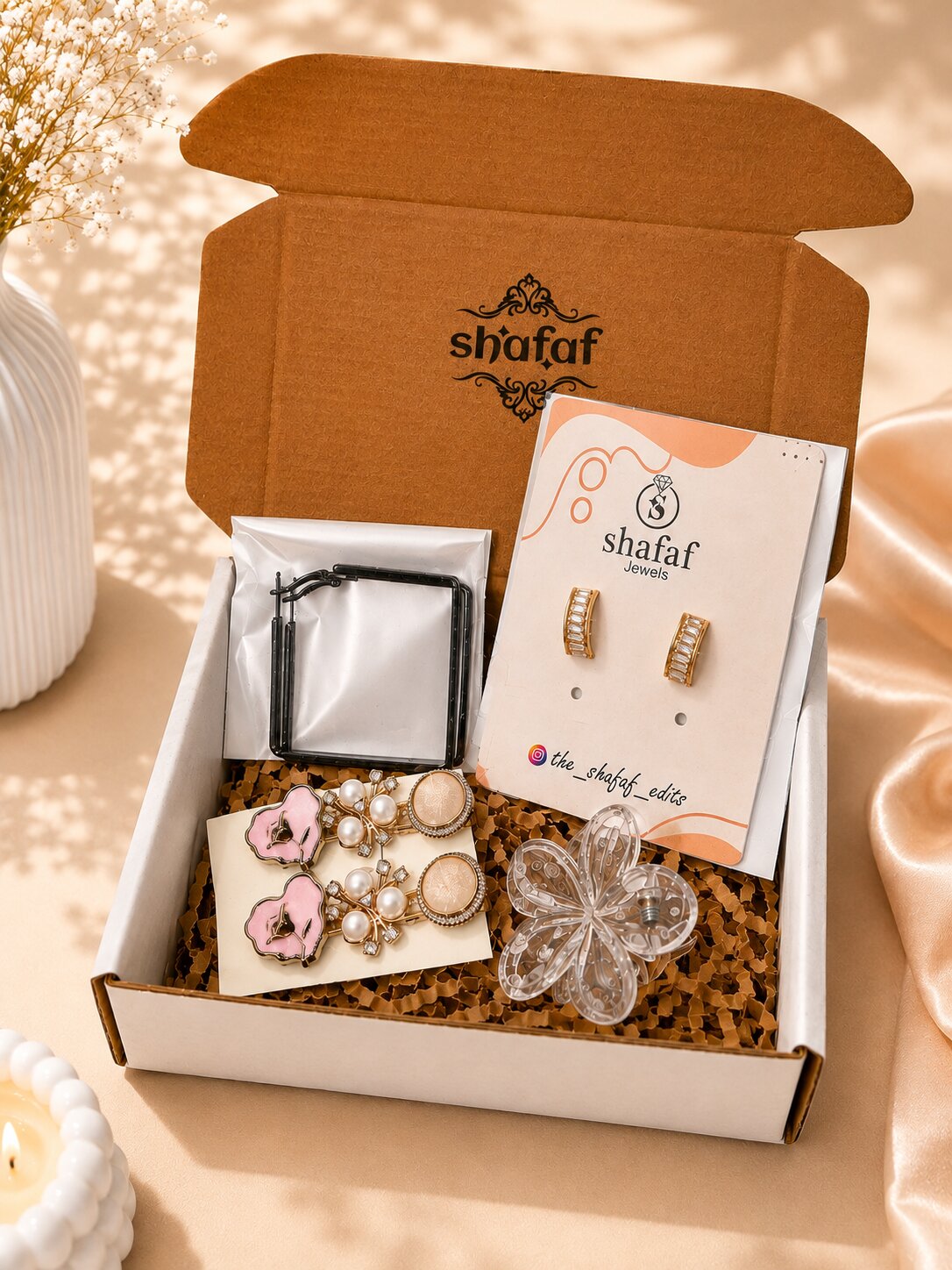 Shafaf Accessory Gift Combo for Women & Girls I Perfect for Birthdays, Anniversaries, or Surprise Gifting