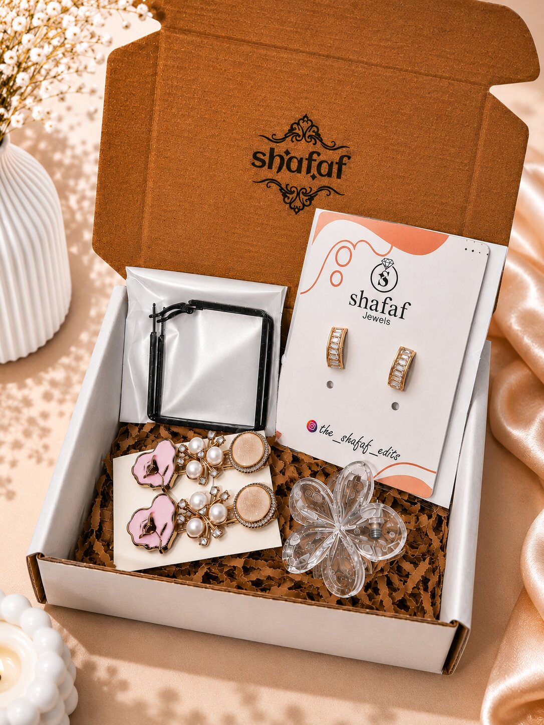 Shafaf Accessory Gift Combo for Women & Girls I Perfect for Birthdays, Anniversaries, or Surprise Gifting