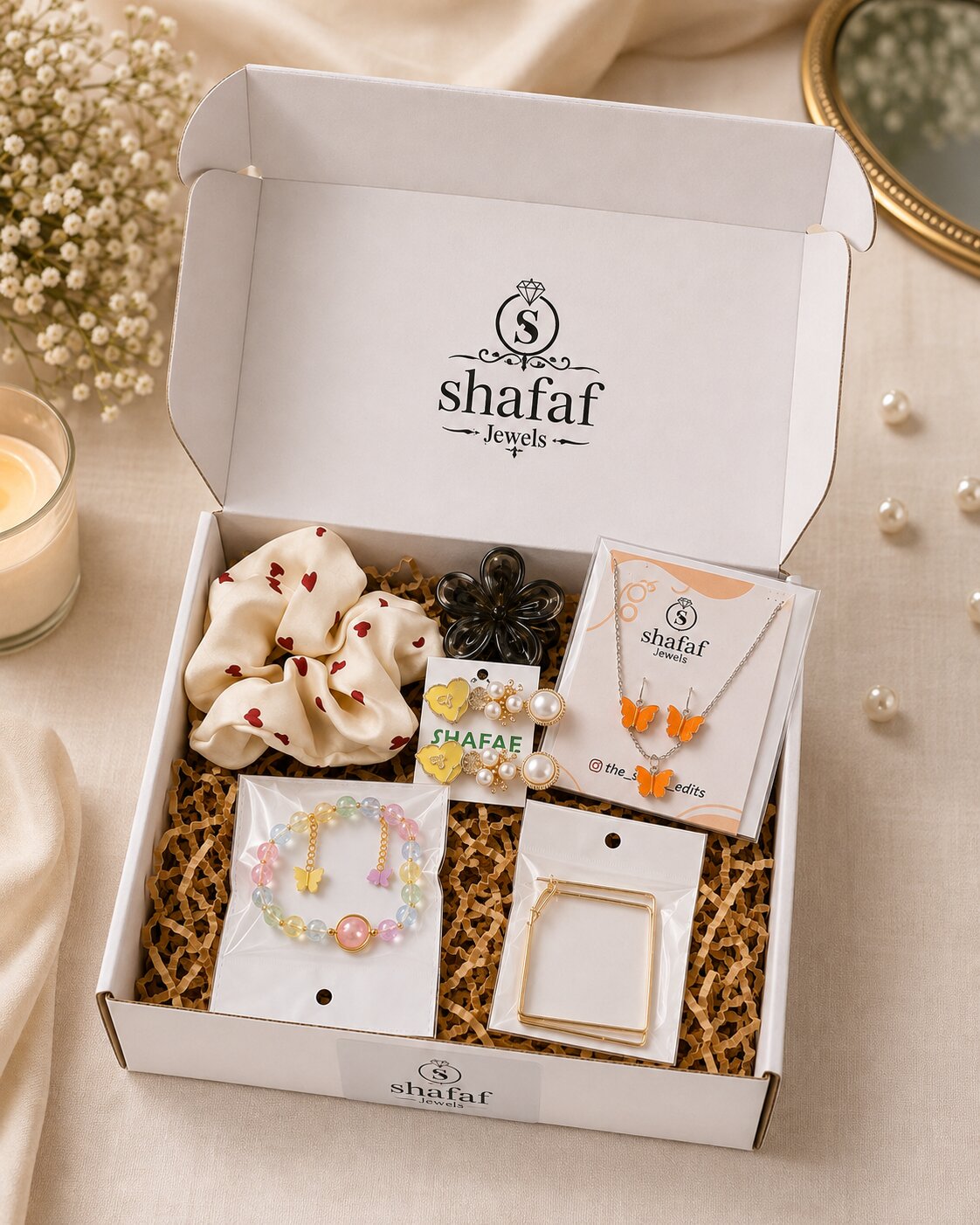 Shafaf Accessory Gift Combo for Women & Girls I Perfect Present for Birthdays, Anniversaries, or Surprise Gifting