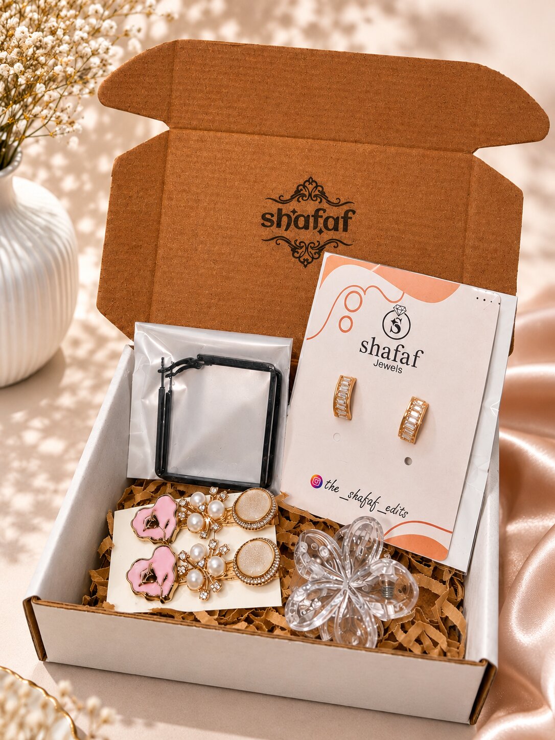 Shafaf Accessory Gift Combo for Women & Girls I Perfect for Birthdays, Anniversaries, or Surprise Gifting