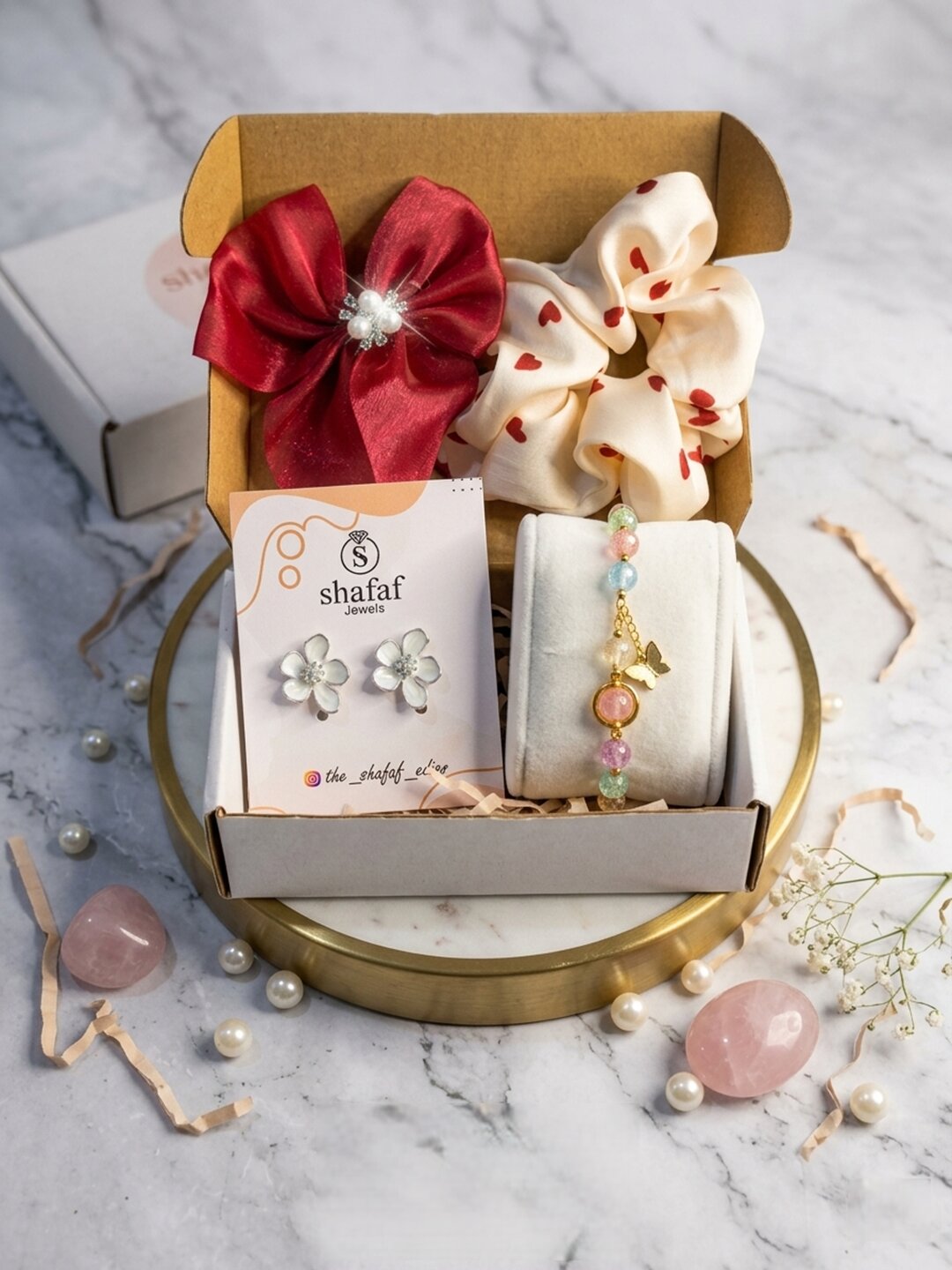 Shafaf 4-in-1 Gift Box for Women & Girls I Ideal Birthday, Anniversary, or Valentine’s Day Gifting